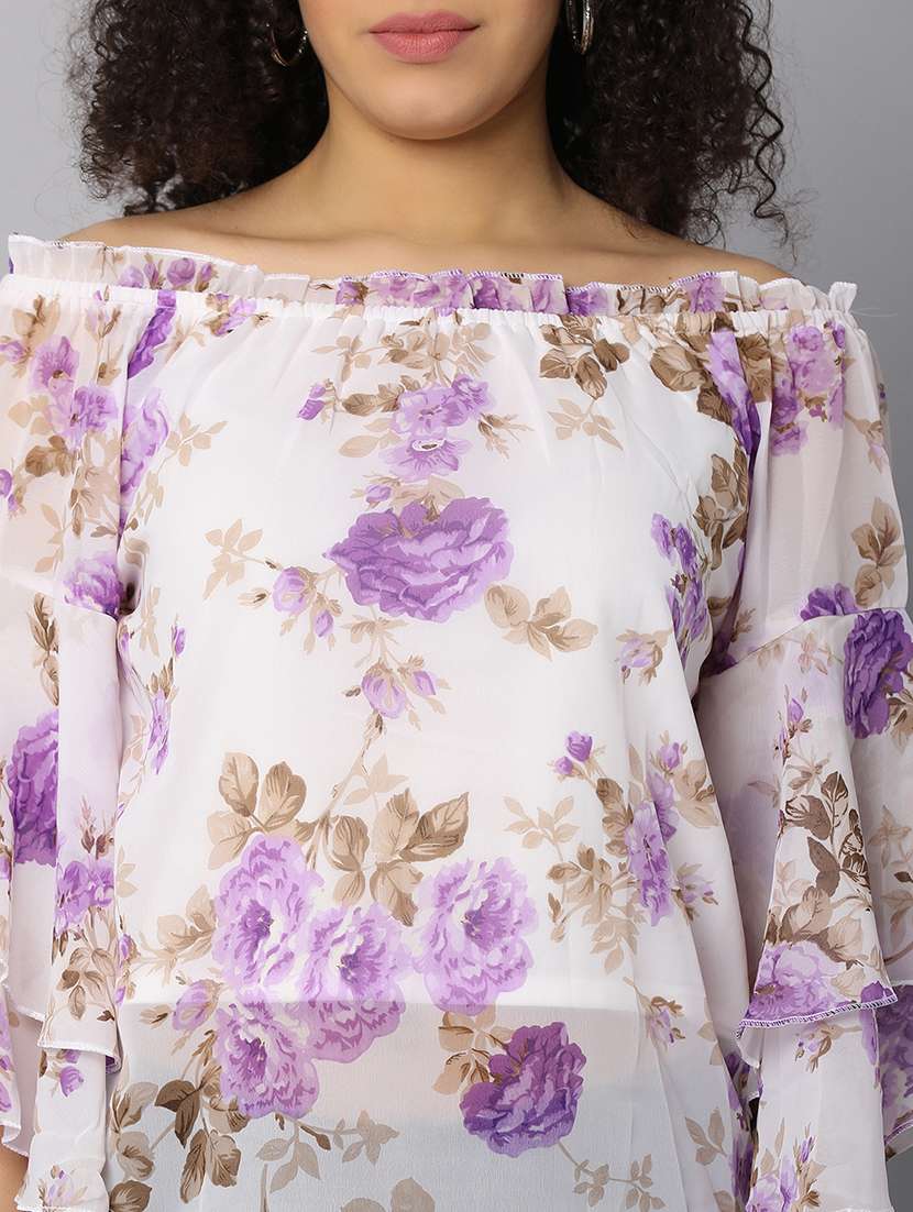 white cotton regular top - 21153572 -  Standard Image - 5