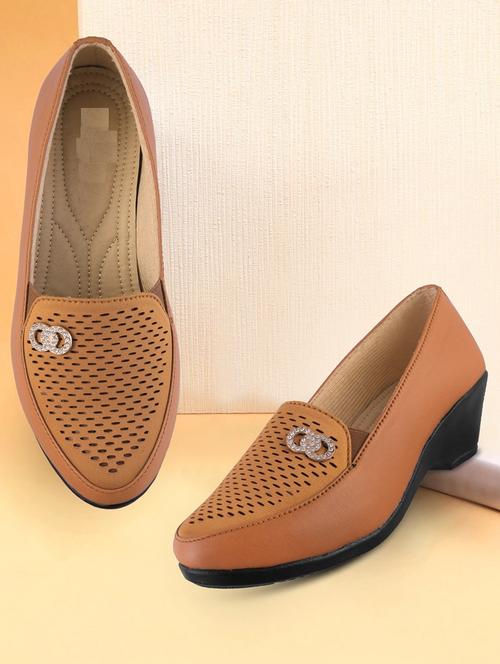 tan brown slip on casual shoes - 21154415 - Standard Image - 0