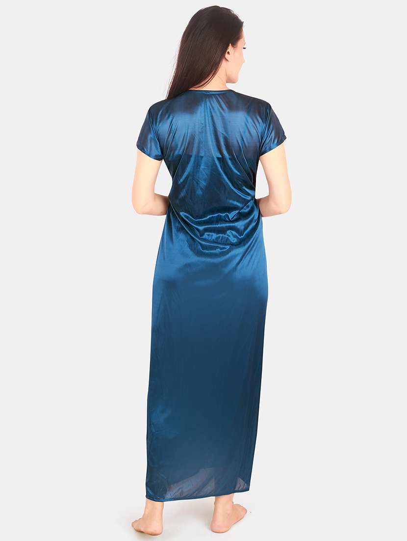 women lace detailed nighty with shrug - 21155524 -  Standard Image - 5