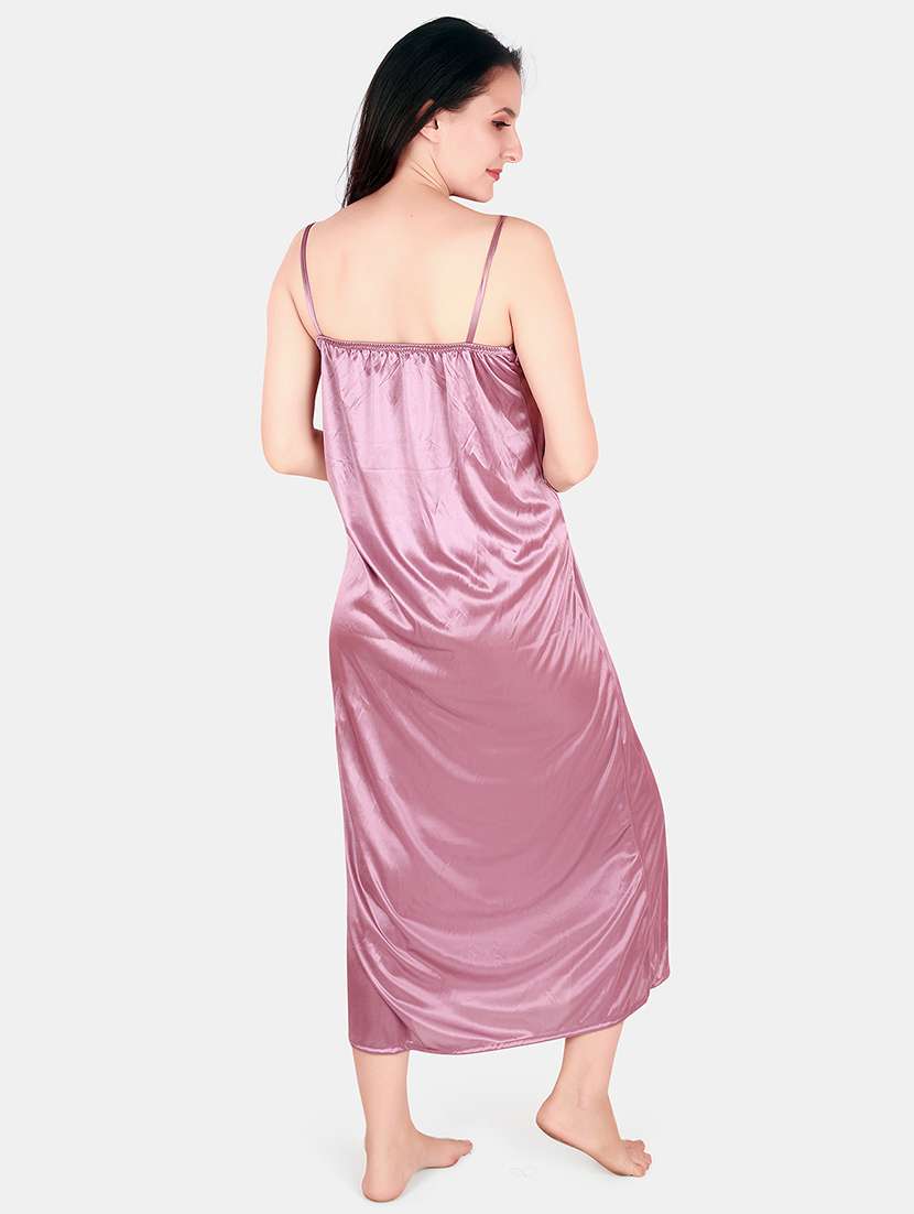 women lace detailed nighty with shrug - 21155537 -  Standard Image - 5