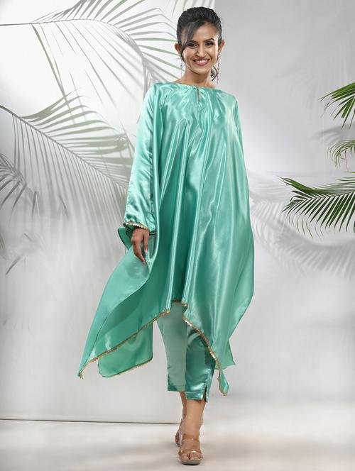 women solid color kaftan kurta - 21157695 - Standard Image - 0