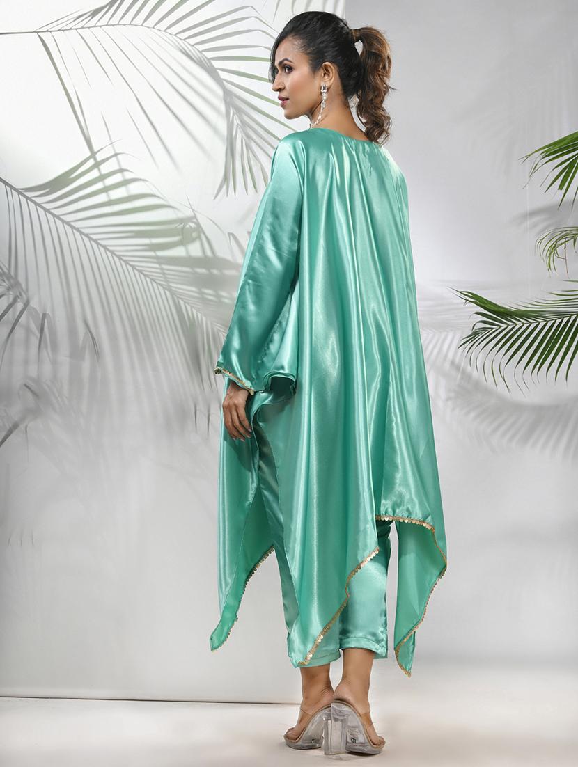 women solid color kaftan kurta - 21157695 - Standard Image - 3