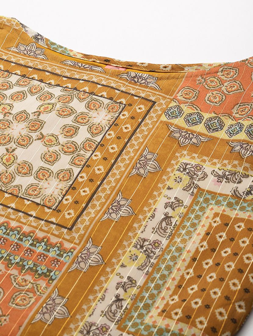 women printed layered top - 21158050 - Standard Image - 5