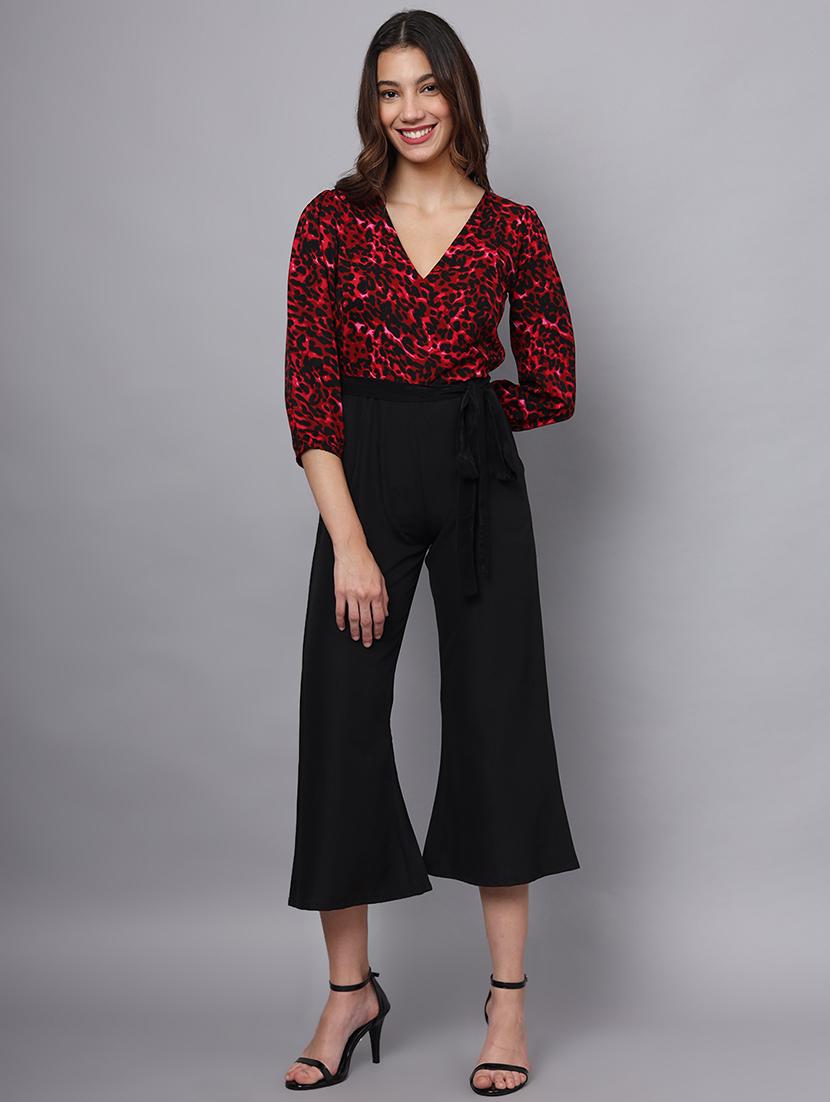 women animal print full length jumpsuit - 21158320 - Zoom Image - 0