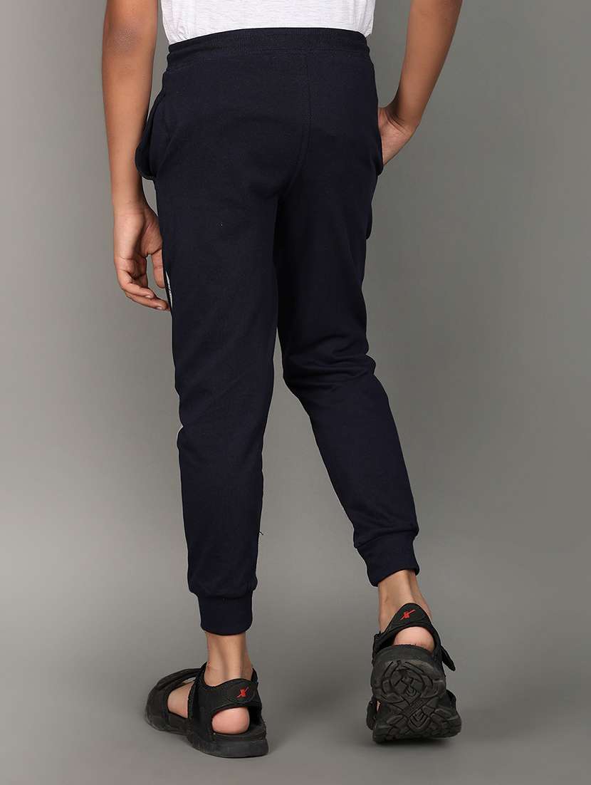 boys navy blue color block jogger - 21158638 -  Standard Image - 3