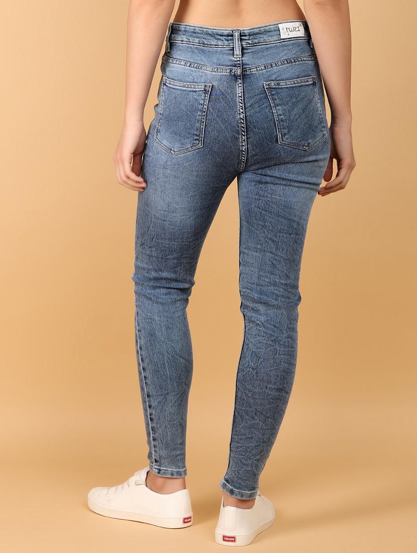 blue denim plain jeans - 21158874 - Standard Image - 3