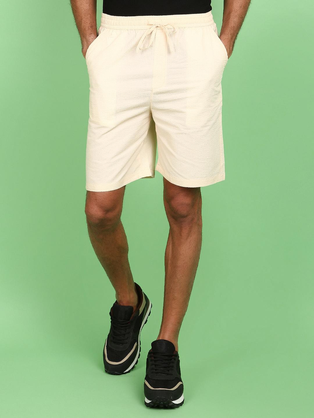 cream seer sucker short - 21158987 - Zoom Image - 0