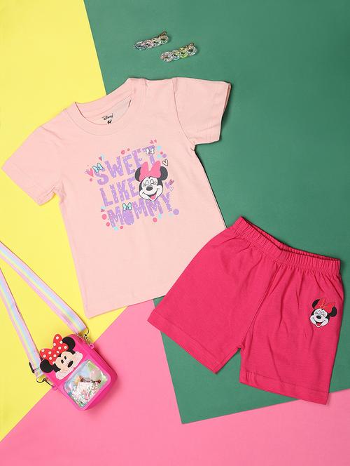 kids printed shorts twin set - 21160608 -  Standard Image - 0