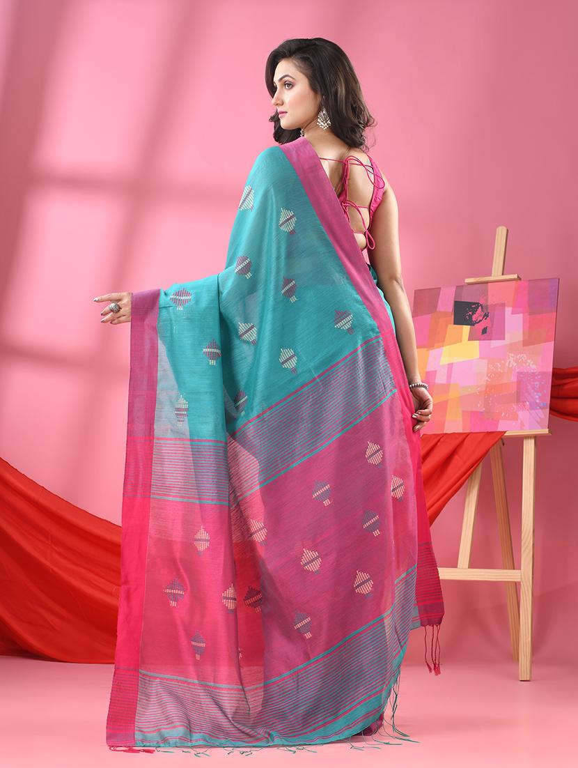 women self design handloom saree - 21161880 - Standard Image - 3