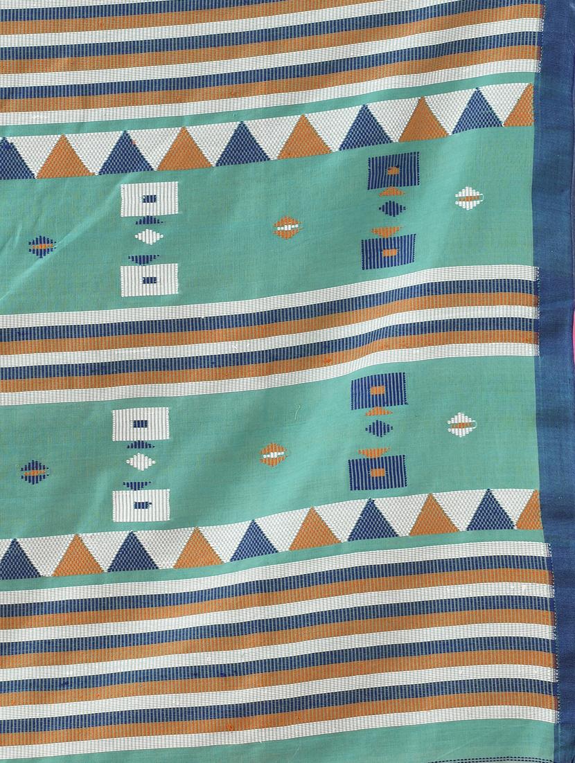 women handloom saree with blouse - 21161947 - Standard Image - 3