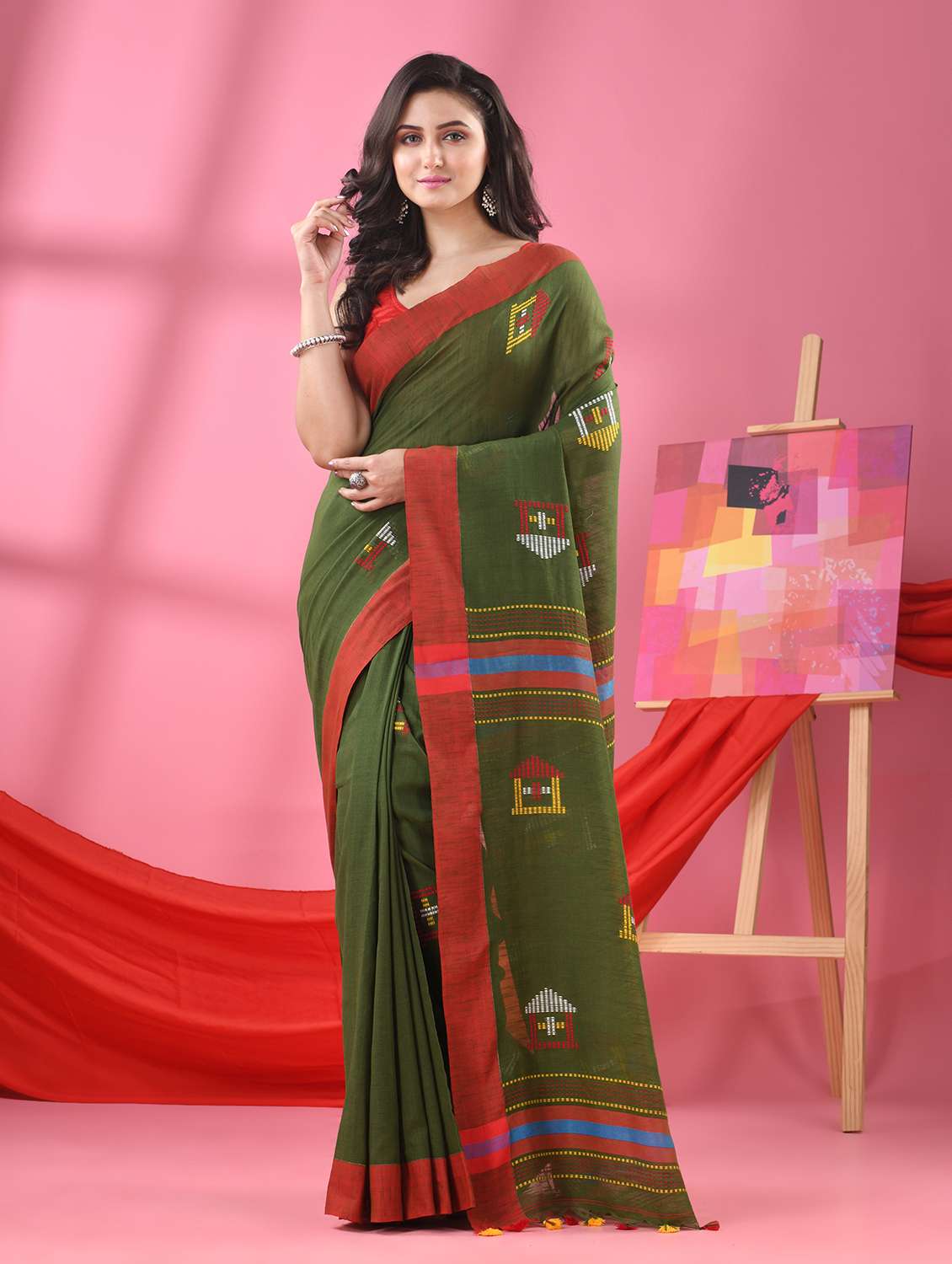 women handloom saree - 21161953 - Zoom Image - 0
