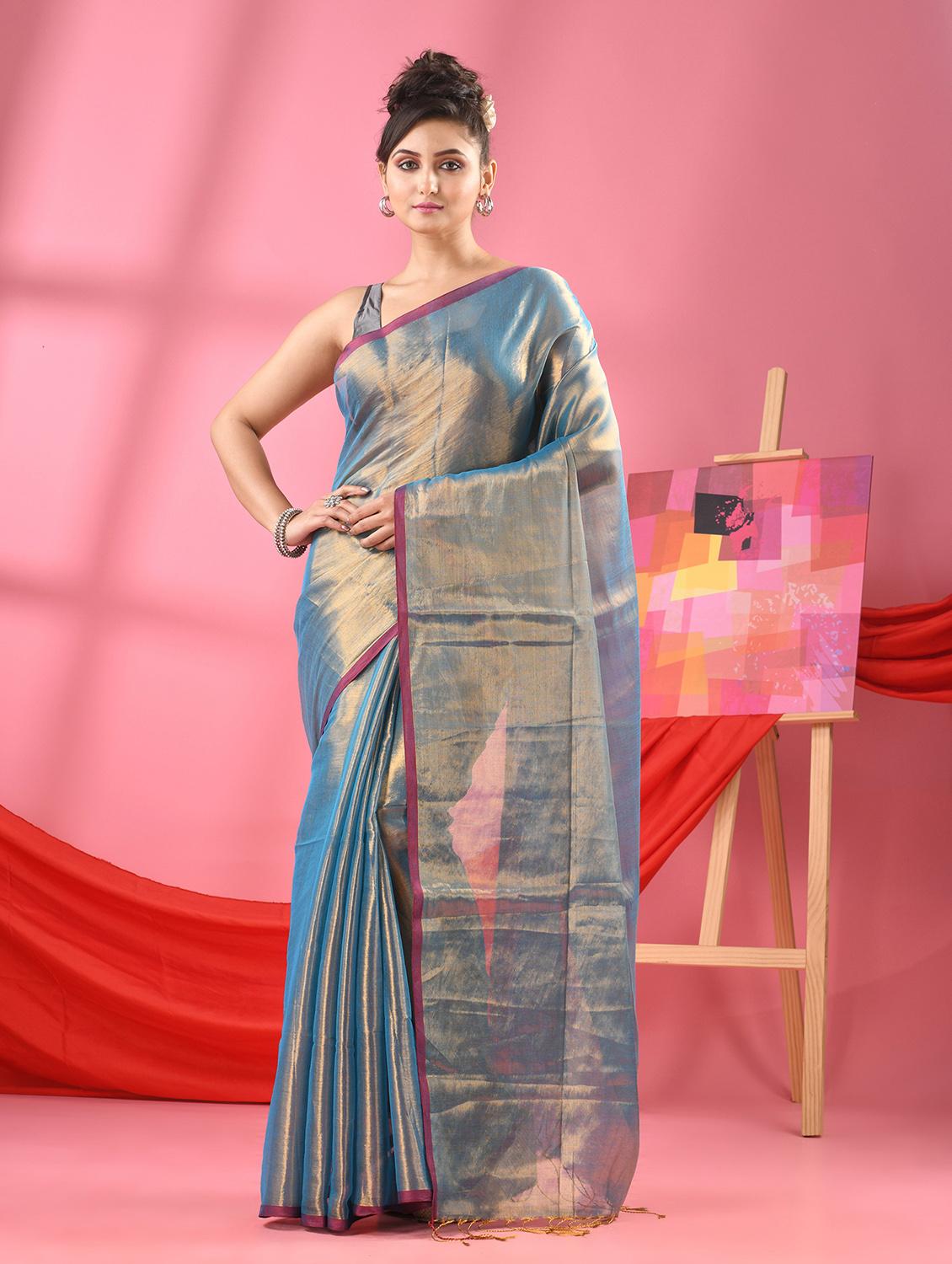 women handloom saree with blouse - 21161996 - Zoom Image - 0