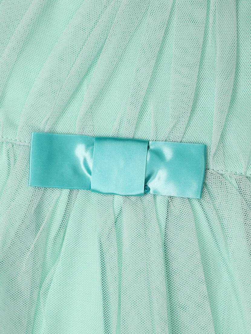 kids green polyester frock - 21166924 - Standard Image - 3