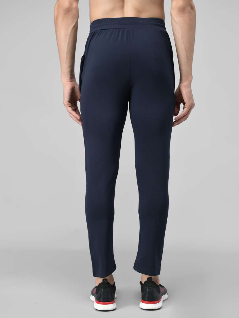 men solid lycra ankle length track pant - 21167341 -  Standard Image - 3