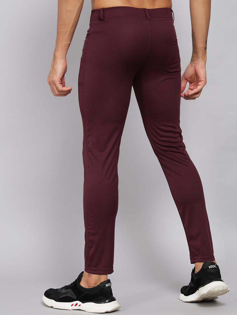 men solid lycra ankle length track pant - 21167356 - Standard Image - 3