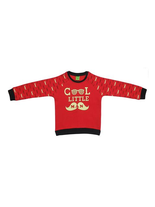 boys round neck printed sweatshirt - 21167951 - Standard Image - 0
