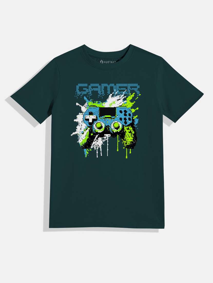 boys front print t-shirt