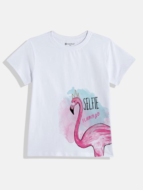 kids placement print round neck tee - 21168566 - Standard Image - 0
