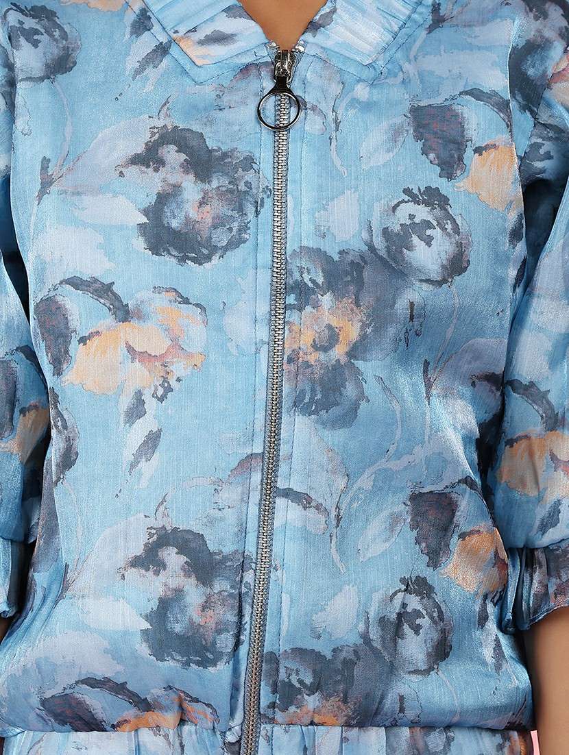 blue printed cotton top - 21168660 -  Standard Image - 5