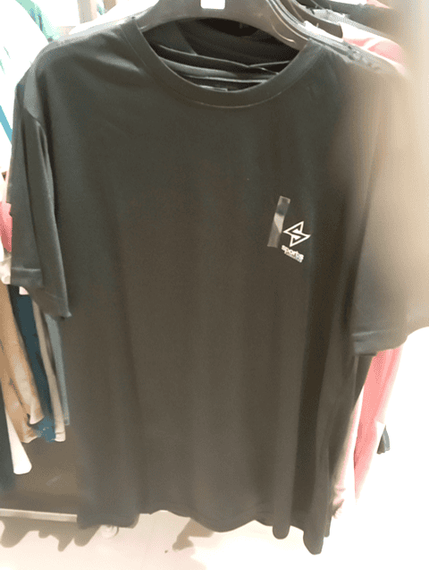dark grey polyester single jersey tshirt - 21168716 - Standard Image - 0