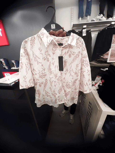 dusty pink cotton slub shirt - 21168866 - Zoom Image - 0