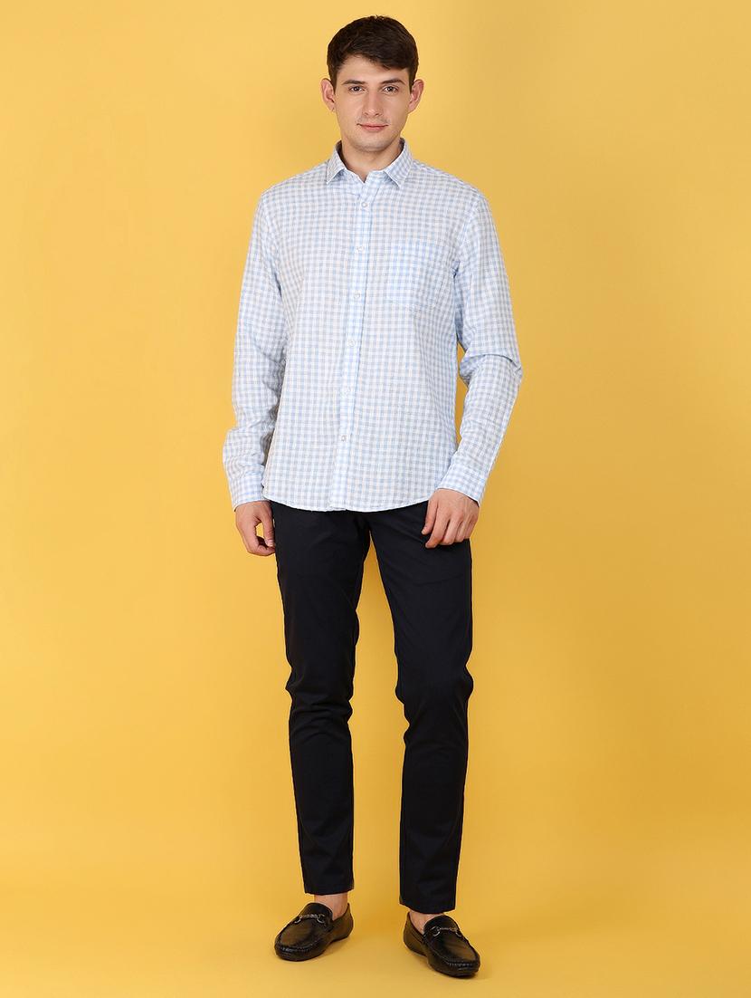 men checkered casual shirt - 21168898 - Standard Image - 3