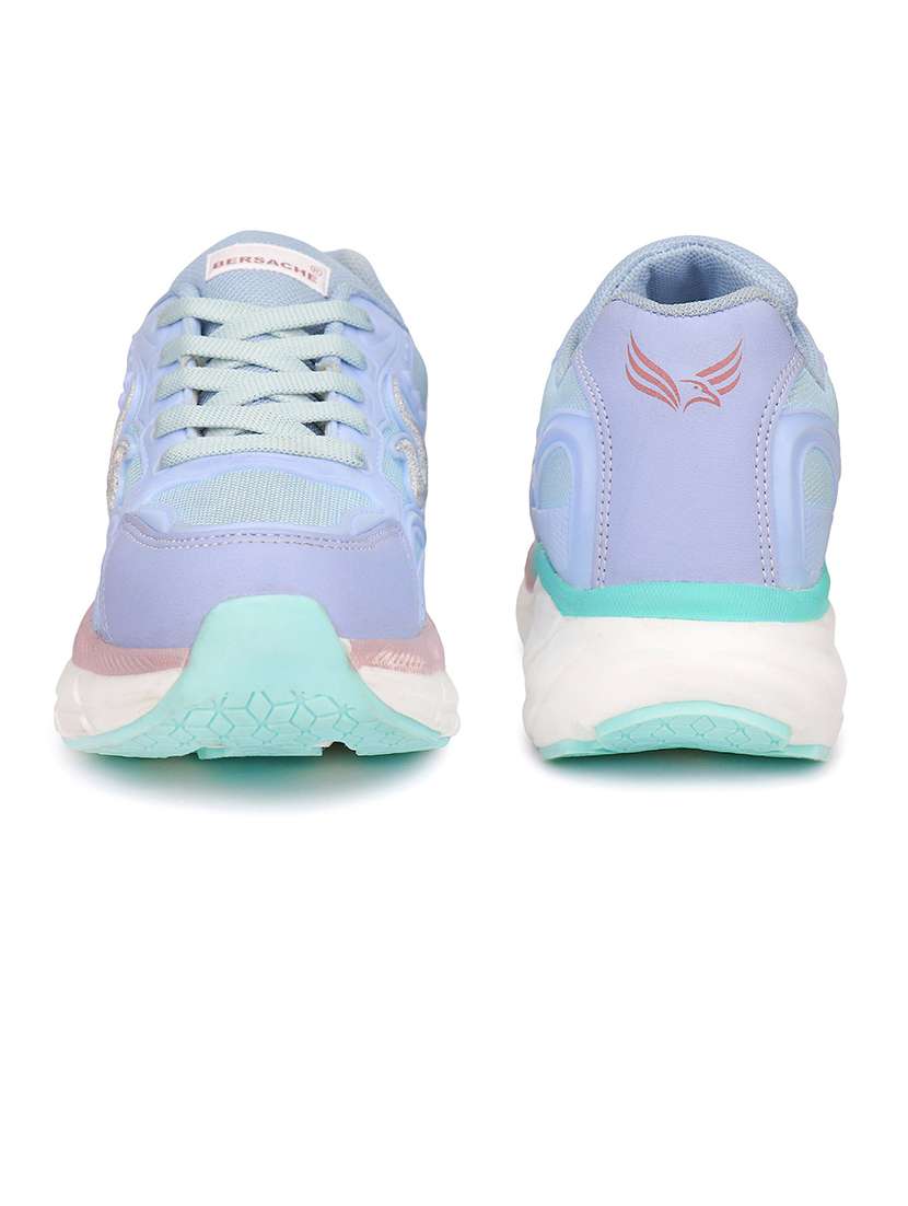 blue lace-up sports shoes - 21169074 - Standard Image - 3