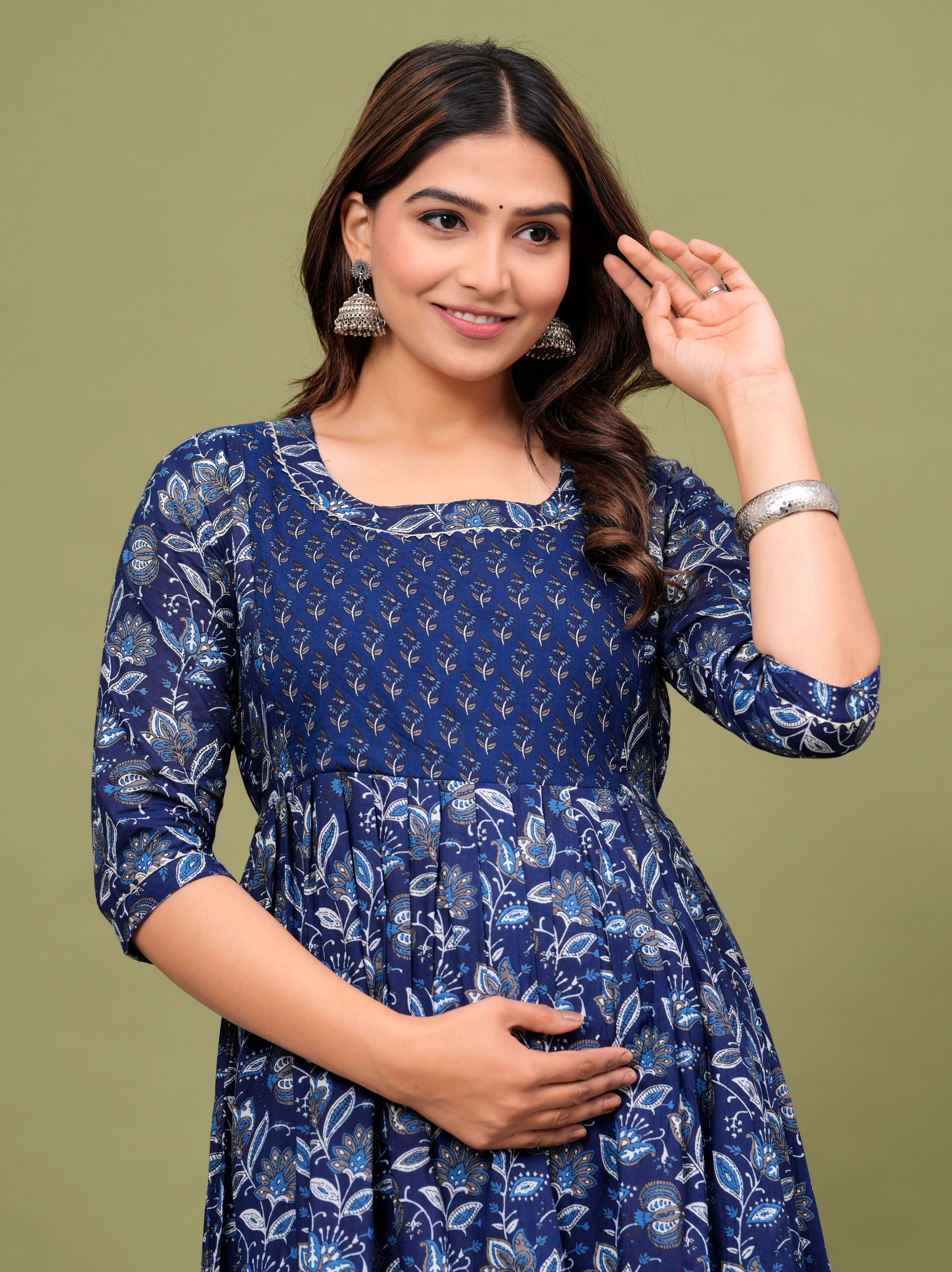 cotton maternity and feeding kurti  - 21169075 -  Standard Image - 3