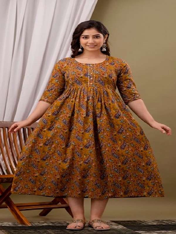 cotton maternity and feeding kurti 