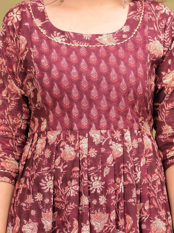 cotton maternity and feeding kurti - 21169142 - Standard Image - 3