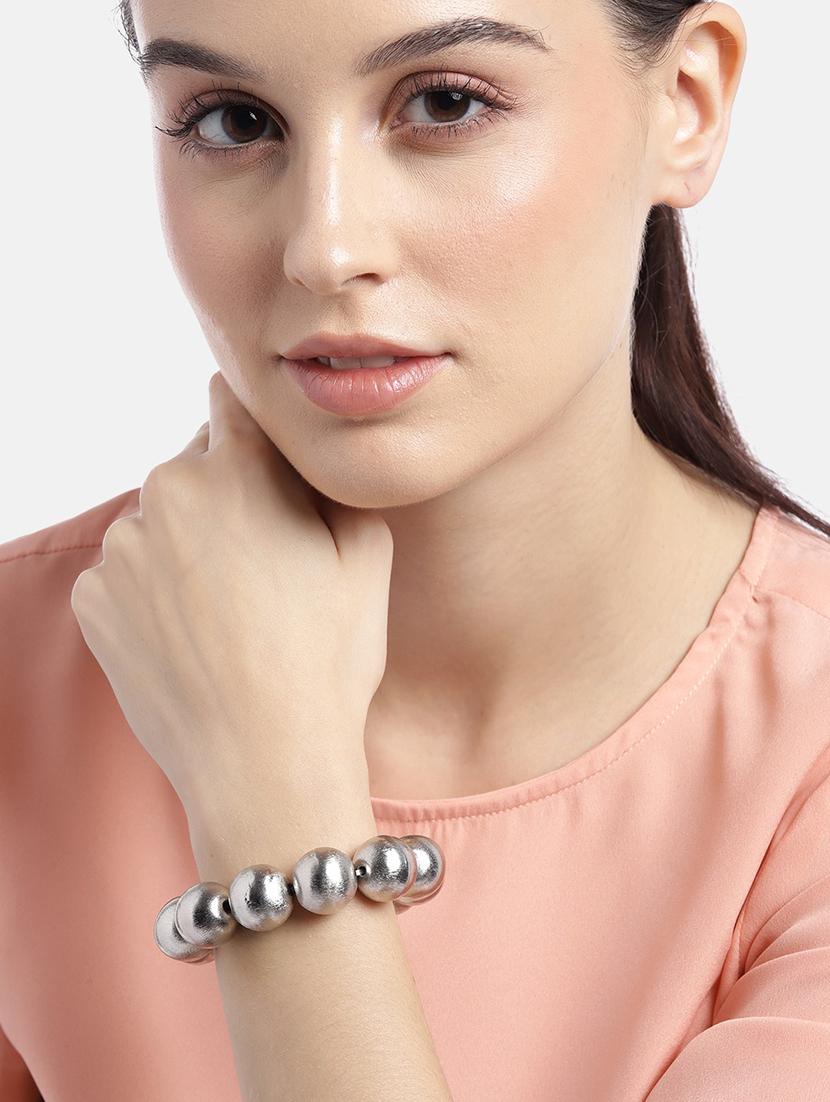 richeera women silver-plated beaded bracelet - 21169983 - Standard Image - 3