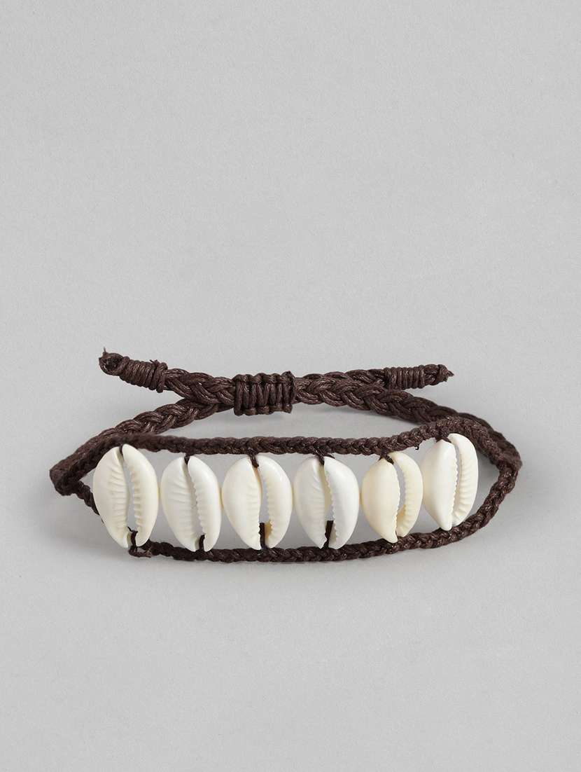 richeera women braided design studded bracelet - 21169988 -  Zoom Image - 0