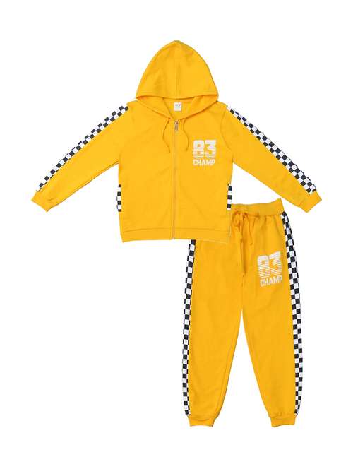 boys cotton full length track wear - 21170102 -  Standard Image - 0