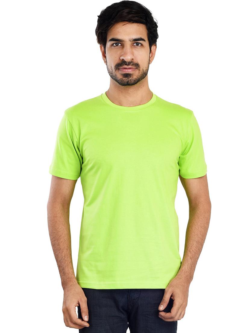 men round neck plain t-shirt - 21170183 -  Zoom Image - 0