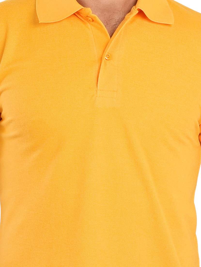 men polo neck plain t-shirt - 21170208 - Standard Image - 3