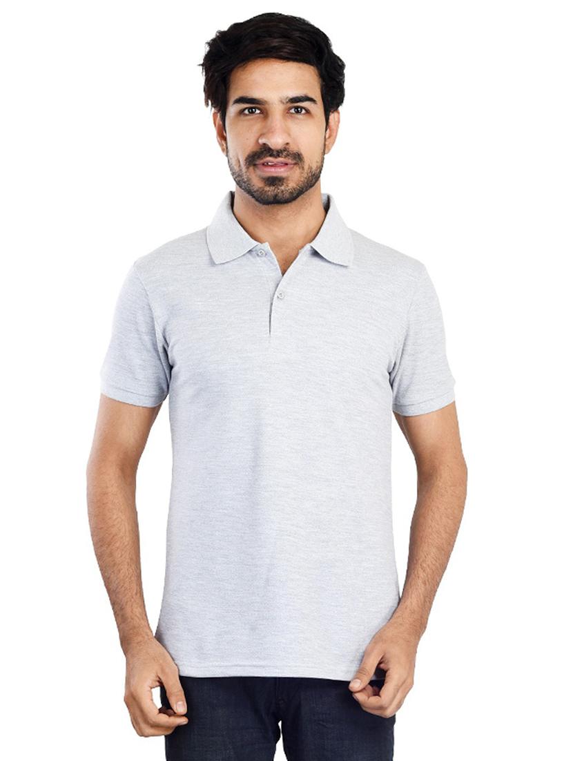 men polo neck plain t-shirt - 21170211 -  Zoom Image - 0