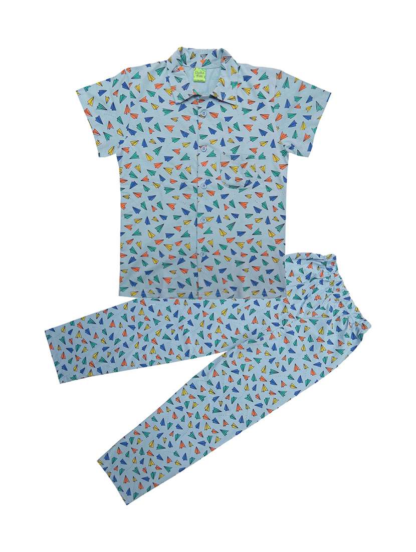 boys cotton pyjama nightwear set
