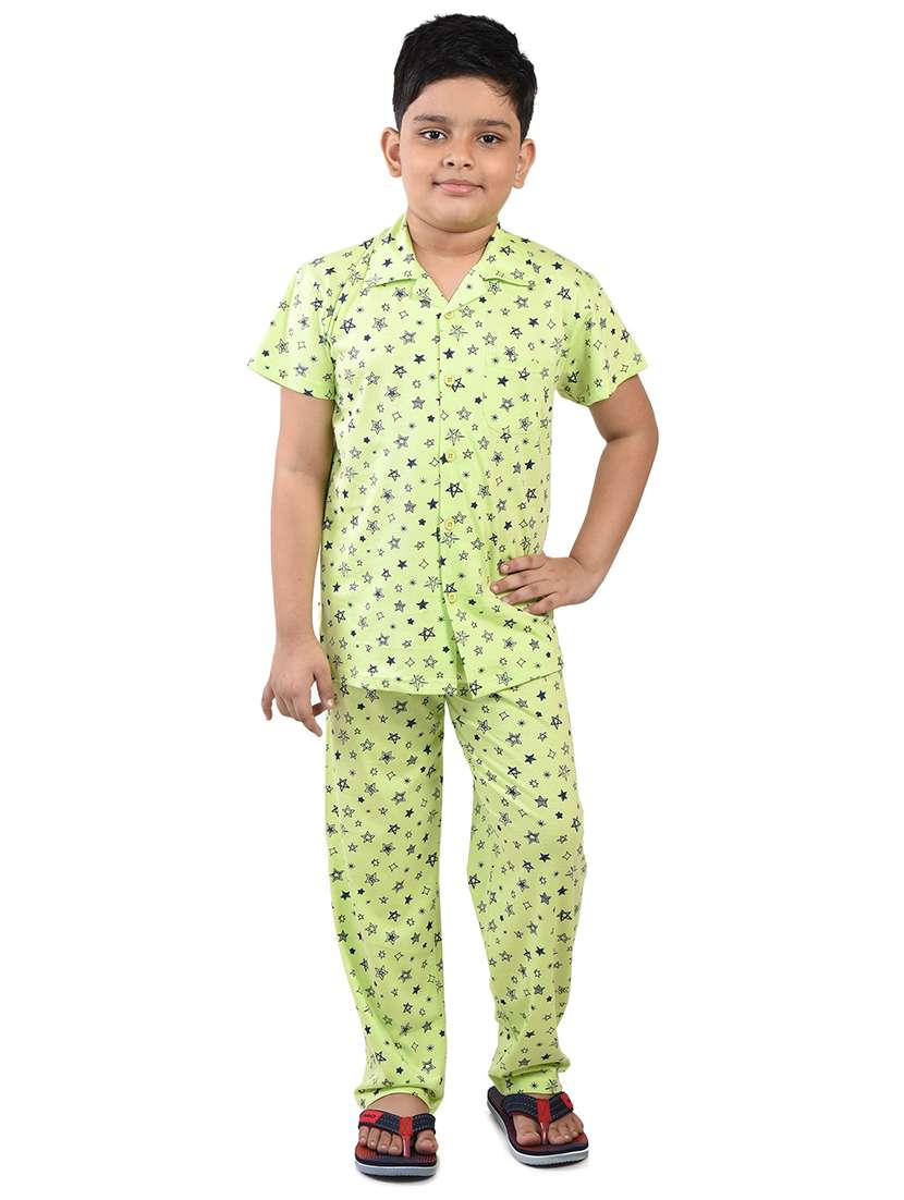 boys cotton pyjama nightwear set