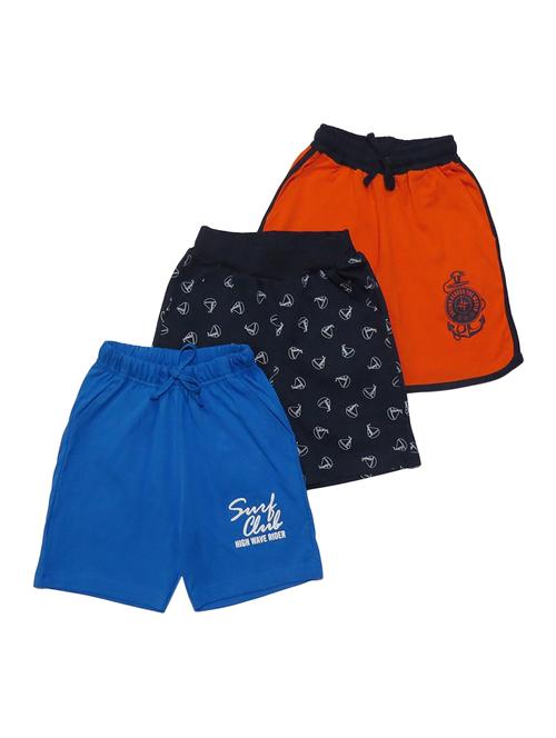 boys pack of 3 cotton shorts - 21170257 - Standard Image - 0