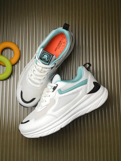 men solid lace up sport shoe - 21170400 - Standard Image - 0