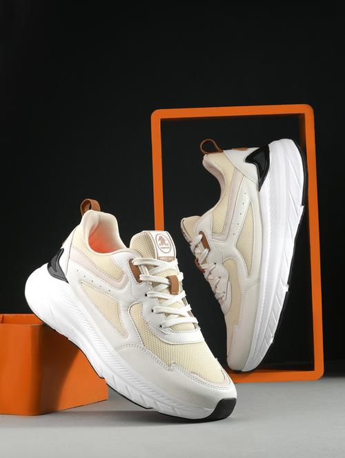 men solid lace up sport shoe - 21170403 -  Standard Image - 0