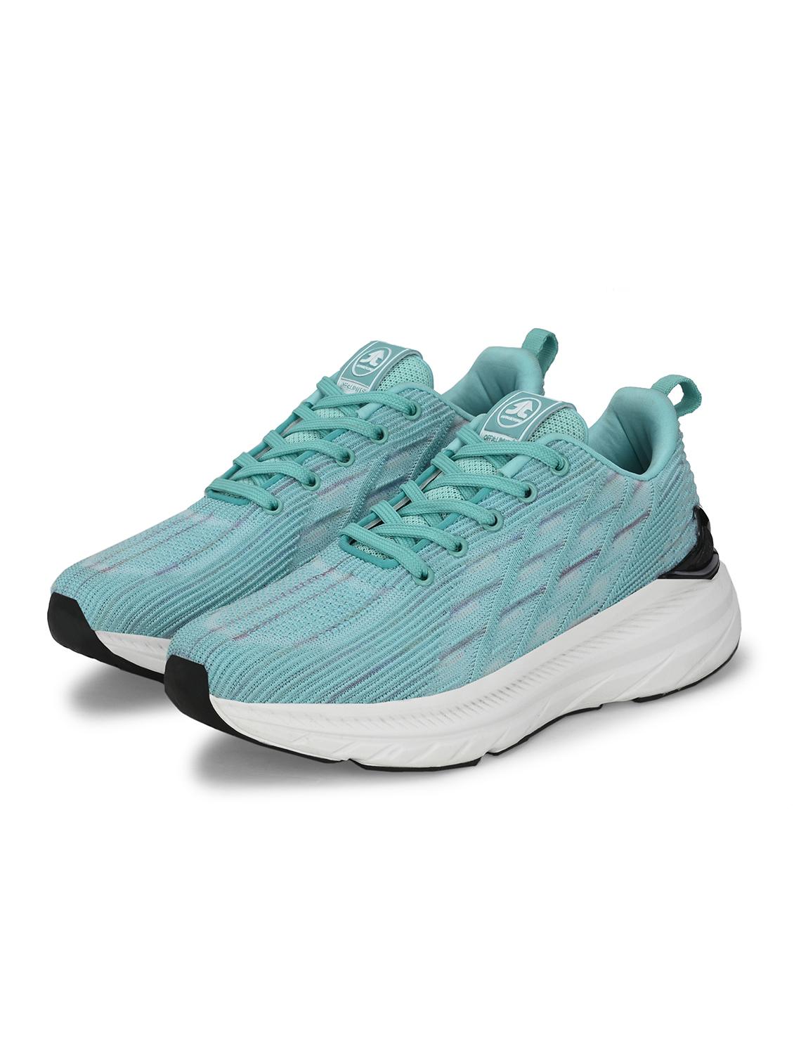 blue flyknit laceup sports shoes - 21170447 - Standard Image - 3