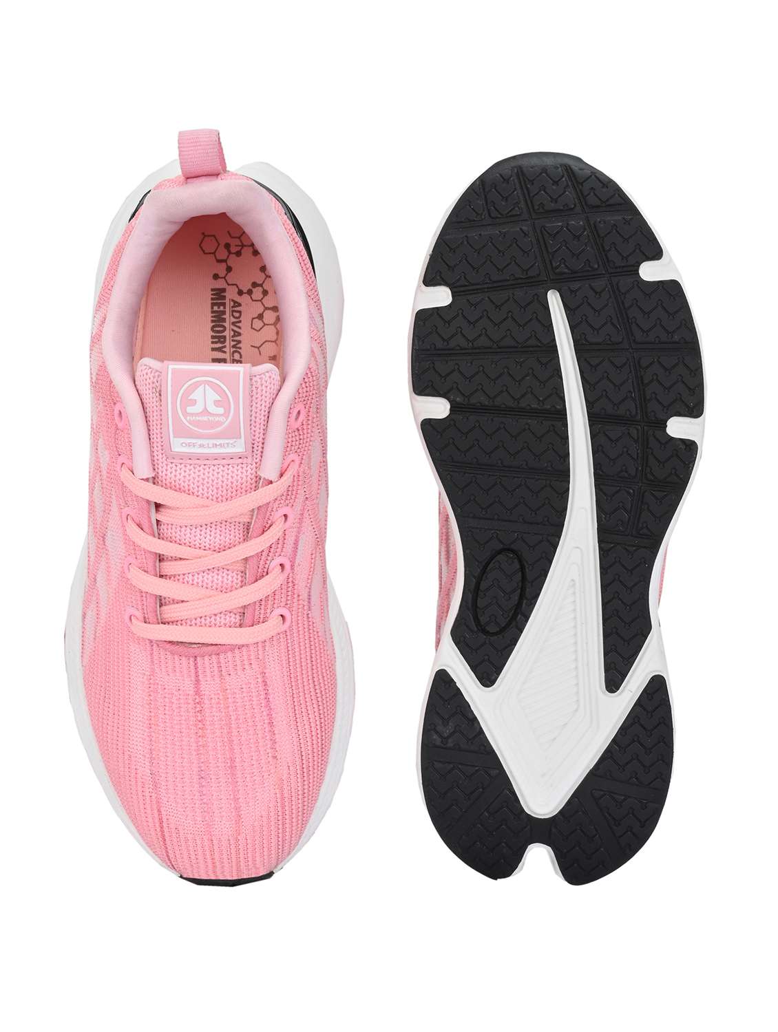 pink flyknit laceup sports shoes - 21170449 -  Standard Image - 5