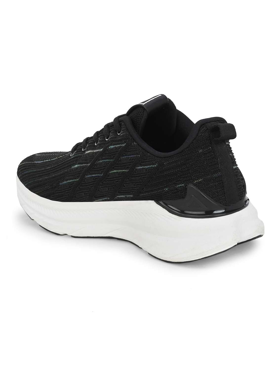 black flyknit laceup sports shoes - 21170450 - Standard Image - 3