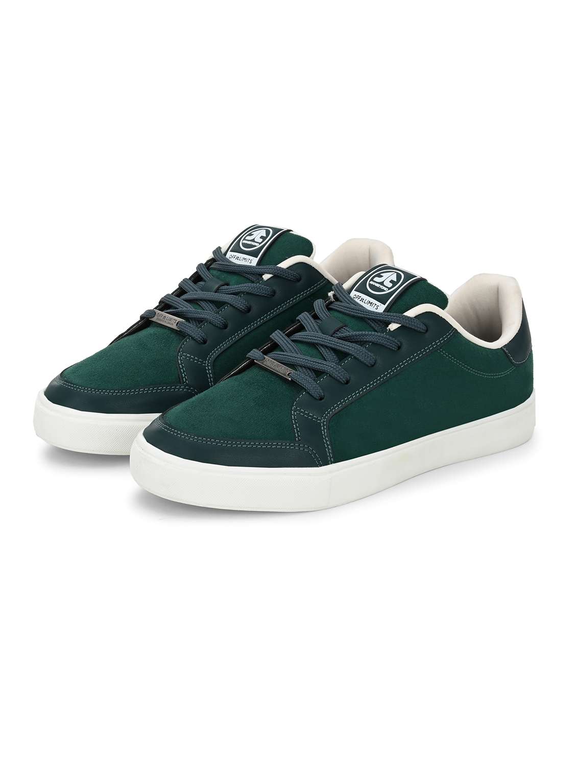 men solid lace up sneaker - 21170505 -  Standard Image - 3