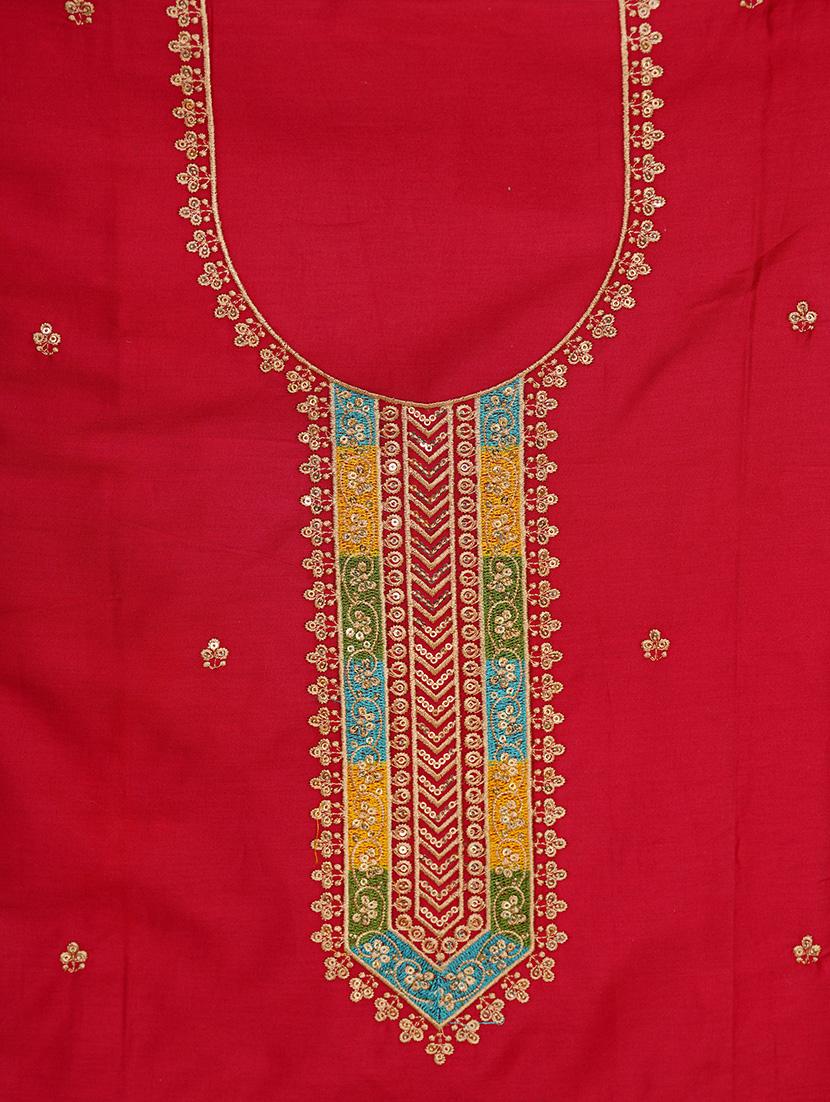 embroidered unstitched suit set - 21171933 - Standard Image - 3