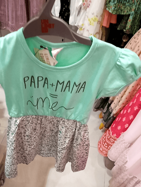 light green cotton frock - 21172000 - Zoom Image - 0