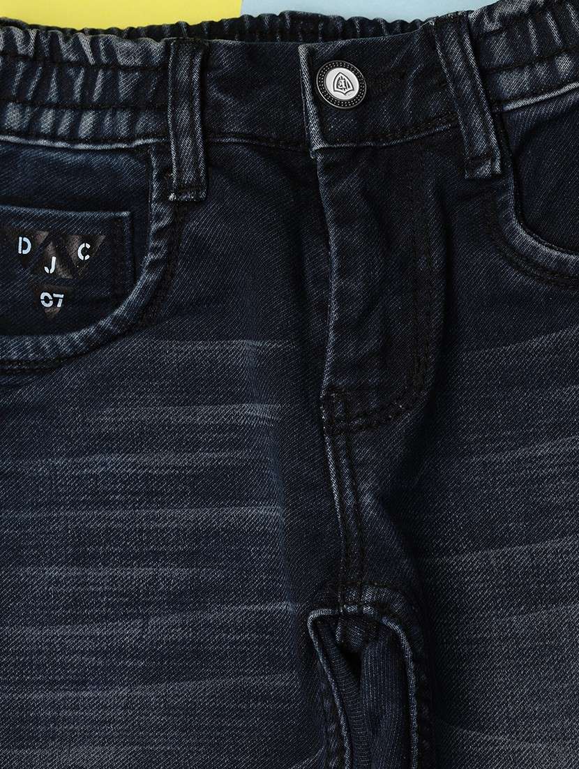 boys mid rise plain jeans - 21172057 -  Standard Image - 3