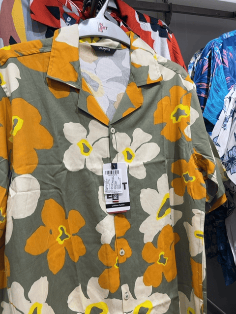 orange rayon casual shirt - 21172208 - Zoom Image - 0