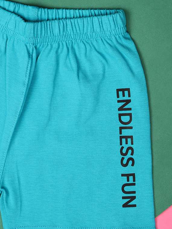 kids printed shorts twin set - 21172217 -  Standard Image - 3